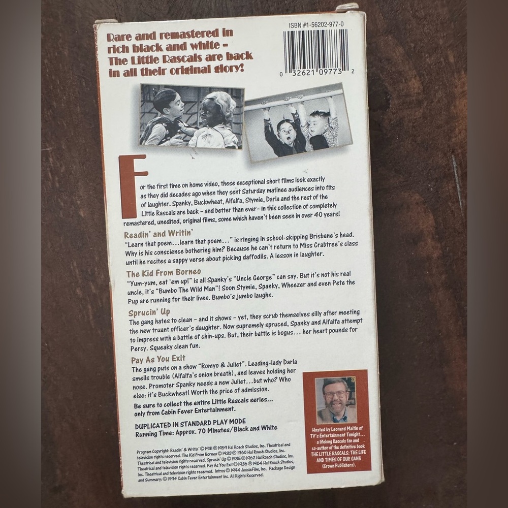 TWO Little Rascals VHS Vol 4 & 9 - Picture 8 of 9